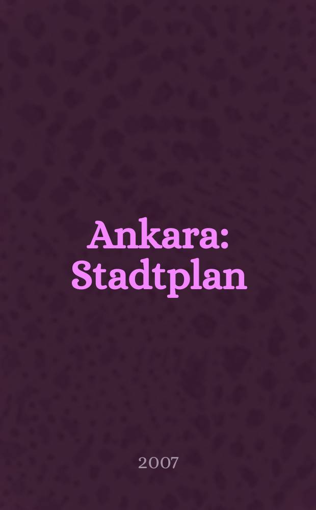 Ankara : Stadtplan