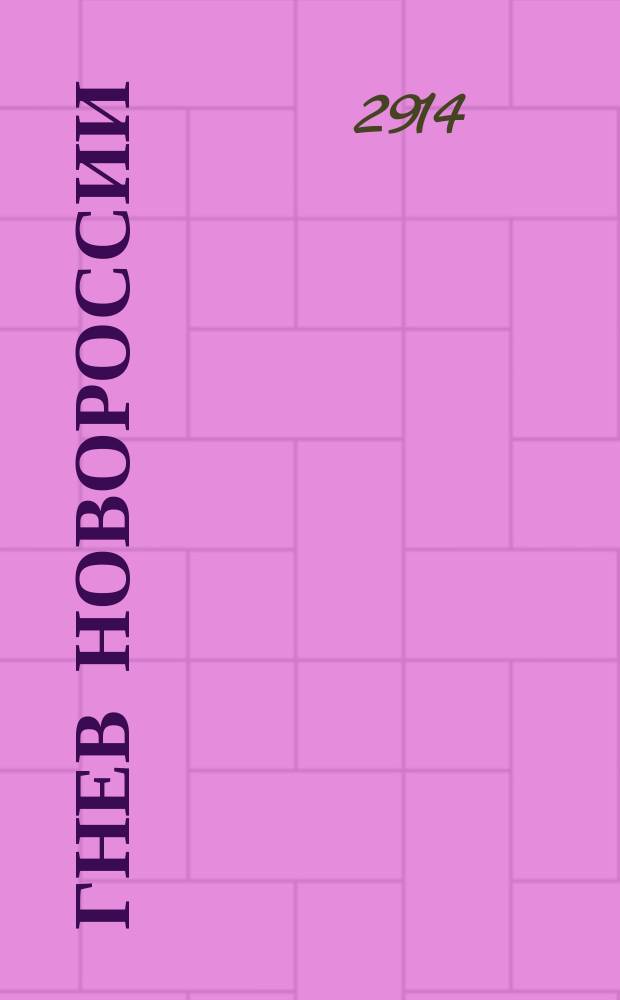 Гнев Новороссии