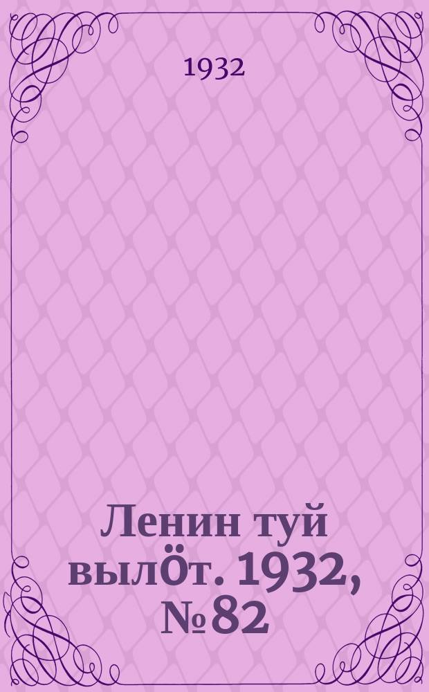 Ленин туй выл&ouml;т. 1932, № 82(644) (24 июля)