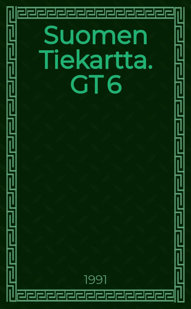Suomen Tiekartta. GT 6