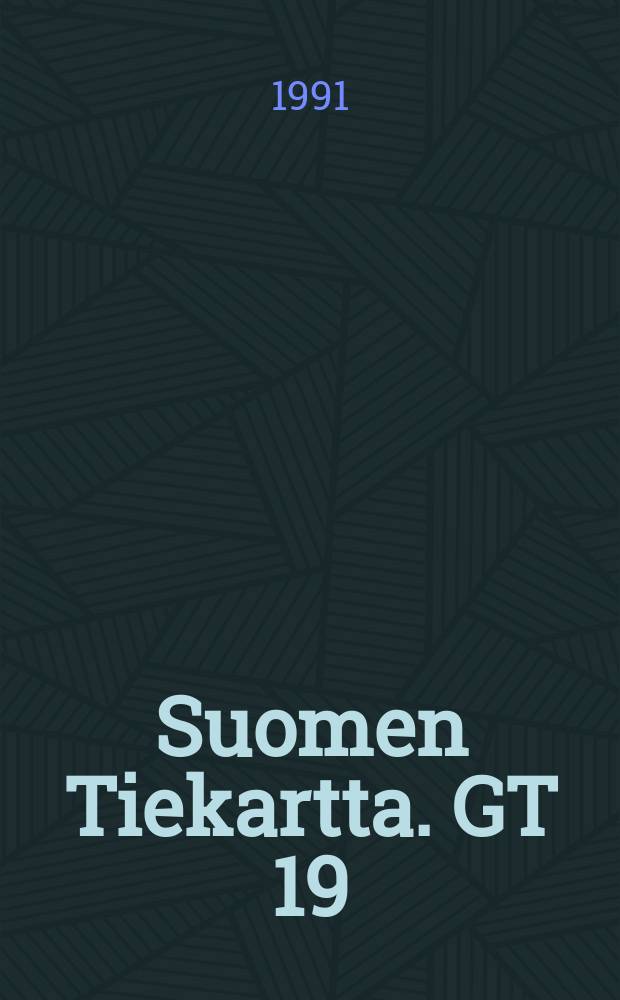 Suomen Tiekartta. GT 19