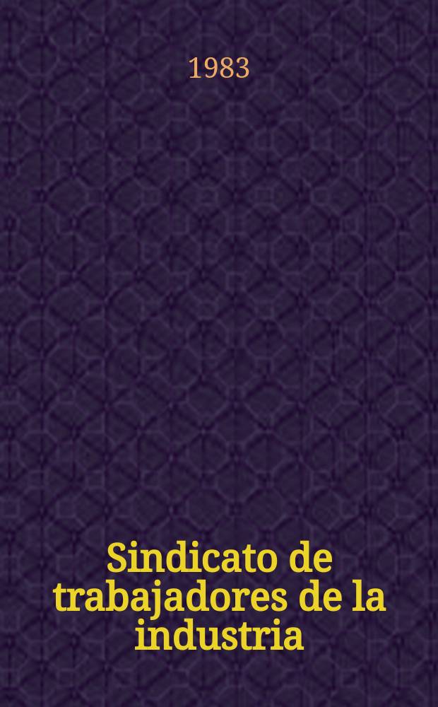 Sindicato de trabajadores de la industria