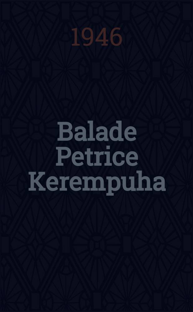 Balade Petrice Kerempuha