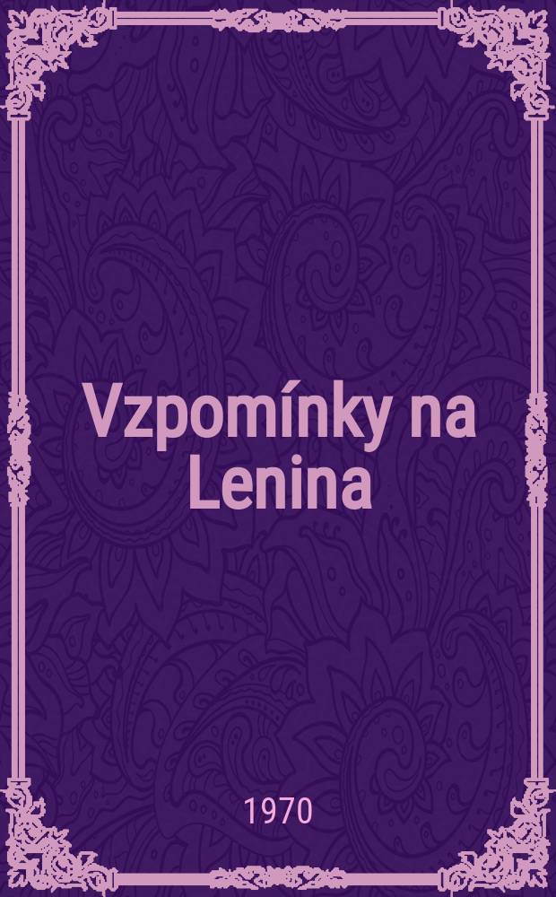 Vzpomínky na Lenina