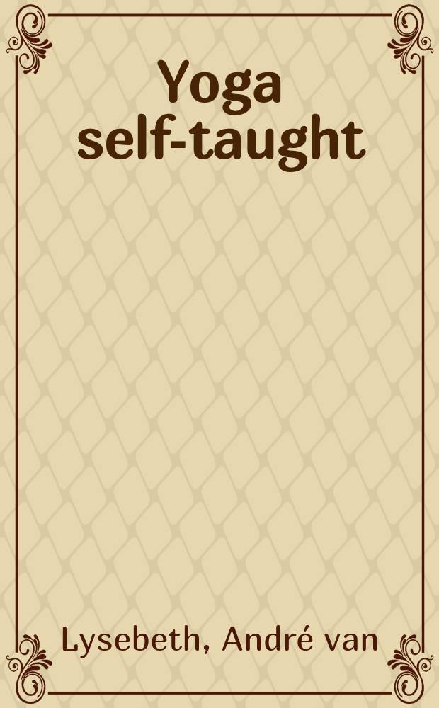 Yoga self-taught