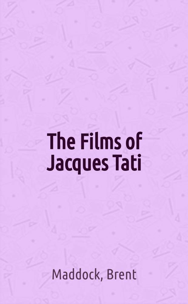The Films of Jacques Tati
