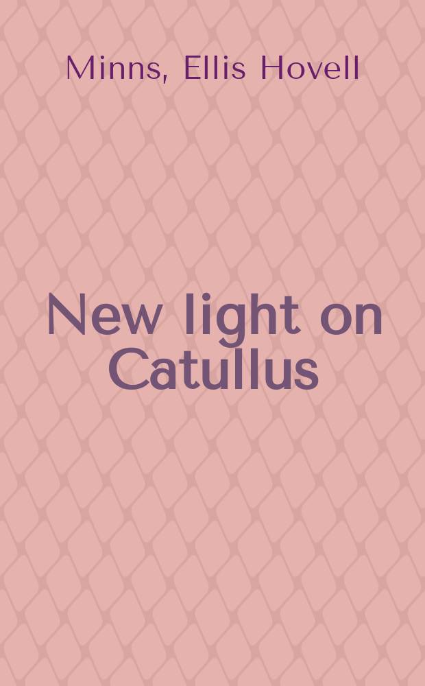 New light on Catullus