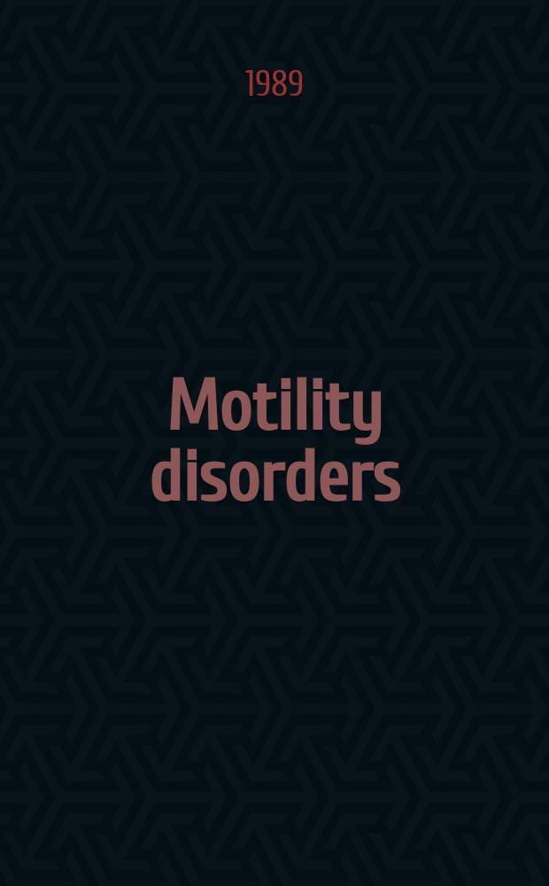 Motility disorders