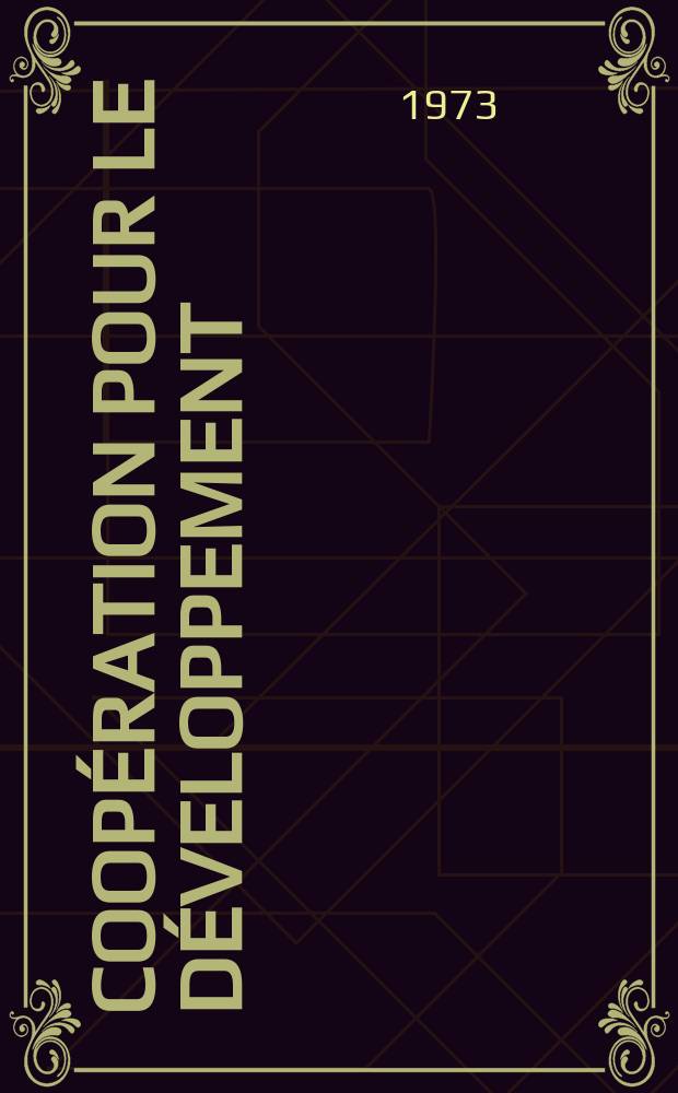 Coopération pour le développement : Efforts et politiques poursuivis par les membres du Com. d'aide au développement