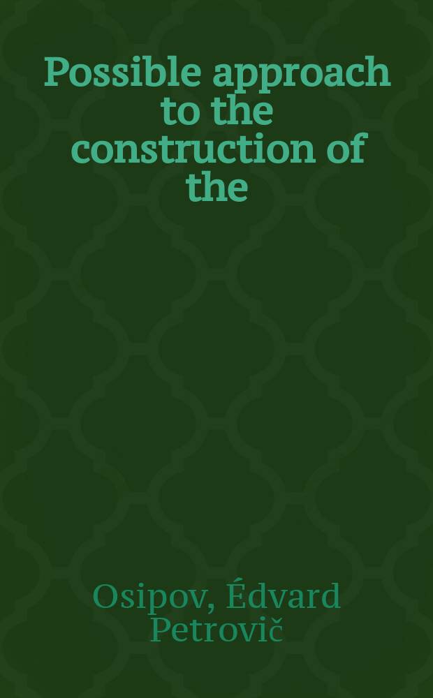 Possible approach to the construction of the : EXPξ:d quantum field theory