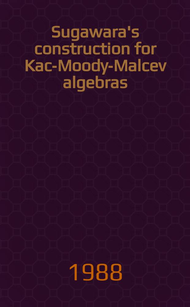 Sugawara's construction for Kac-Moody-Malcev algebras
