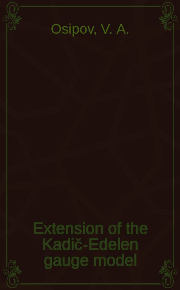 Extension of the Kadič-Edelen gauge model: electronic properties of defect systems