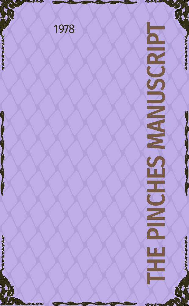 The Pinches manuscript