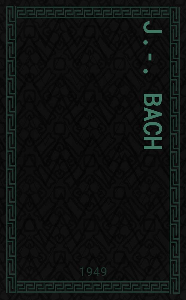 J. -S. Bach