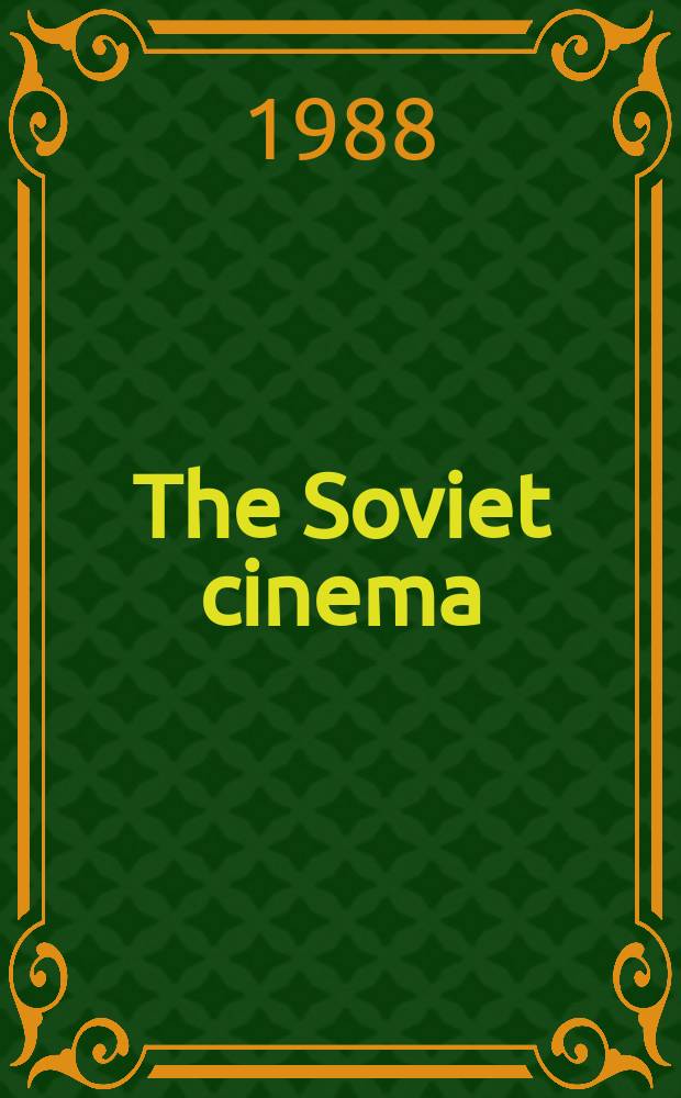 The Soviet cinema
