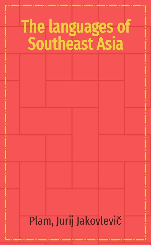 The languages of Southeast Asia