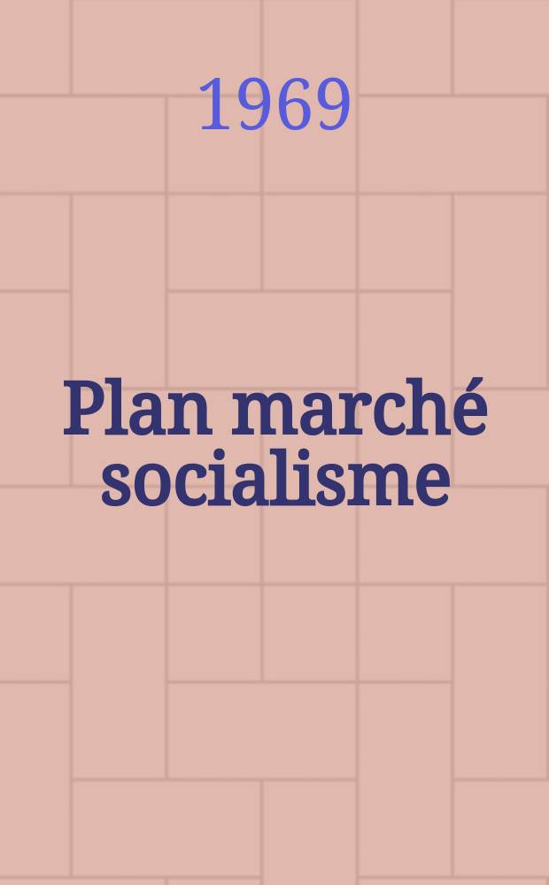 Plan marché socialisme