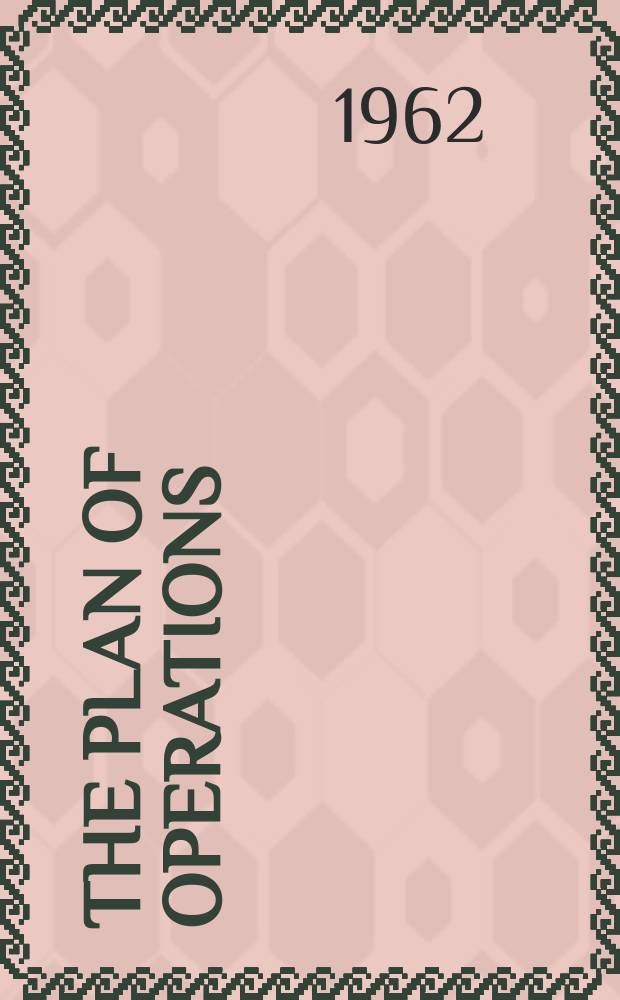 The Plan of operations : A guide to the preparation of the plan of operations for dedicated and approved woodlands