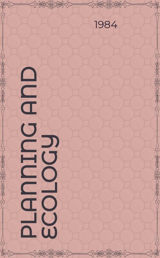 Planning and ecology