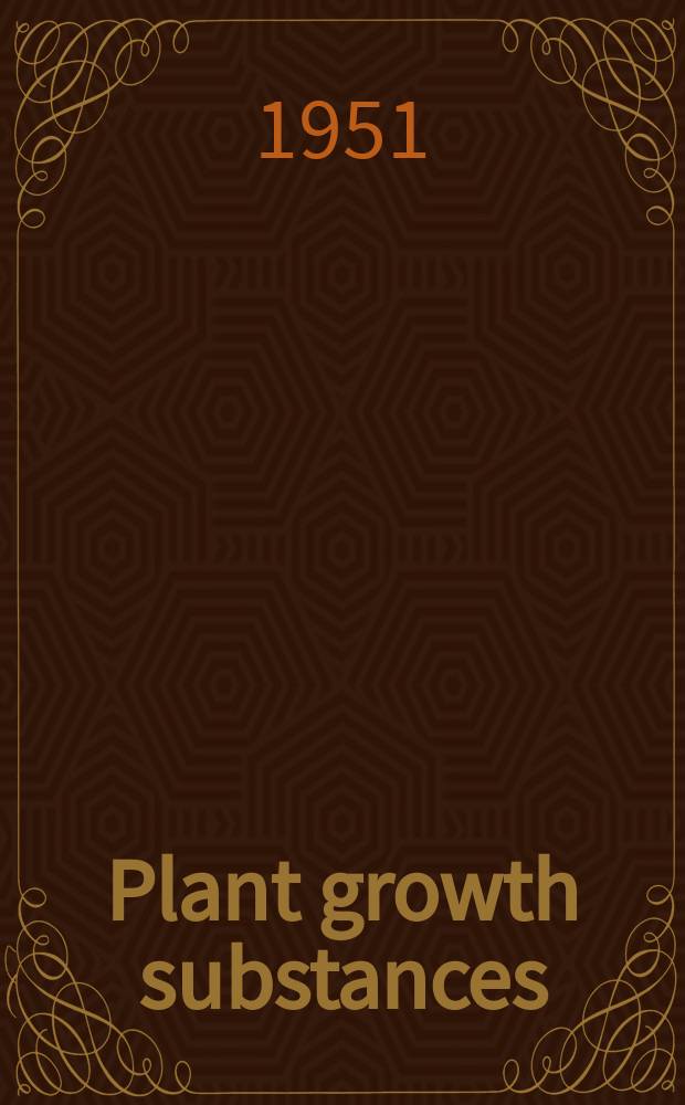 Plant growth substances