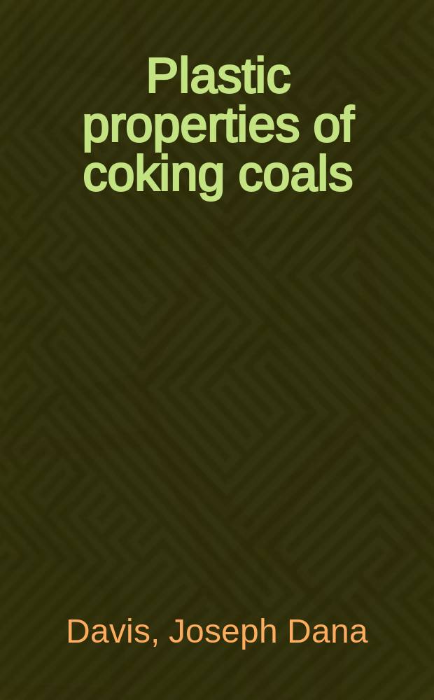 Plastic properties of coking coals