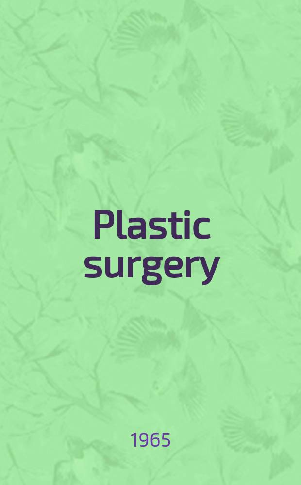 Plastic surgery