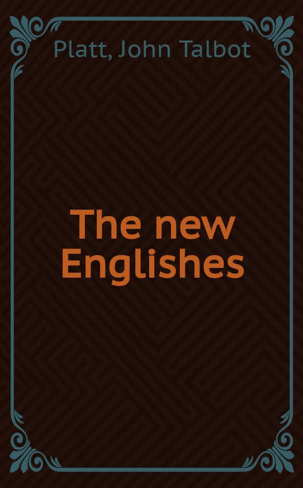 The new Englishes