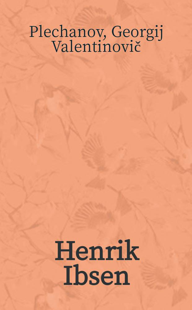 Henrik Ibsen