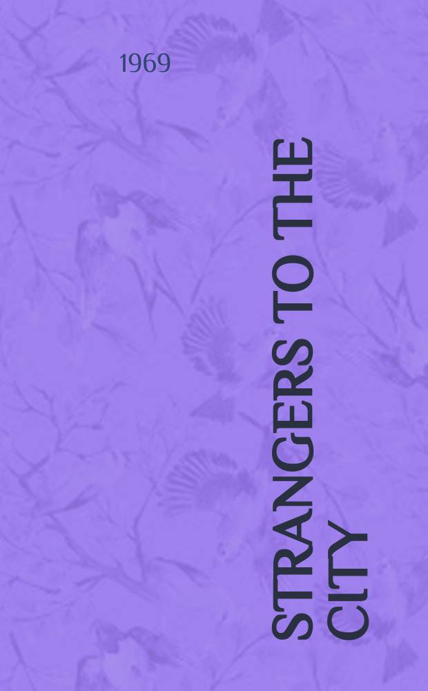 Strangers to the city : Urban man in Jos, Nigeria