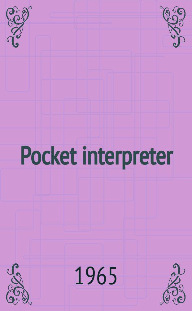Pocket interpreter