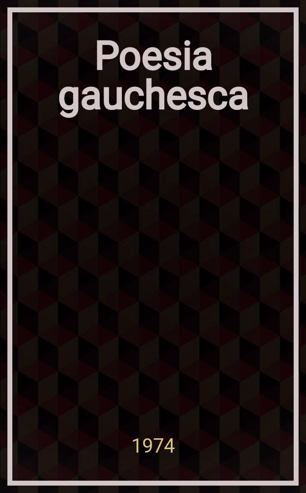 Poesia gauchesca