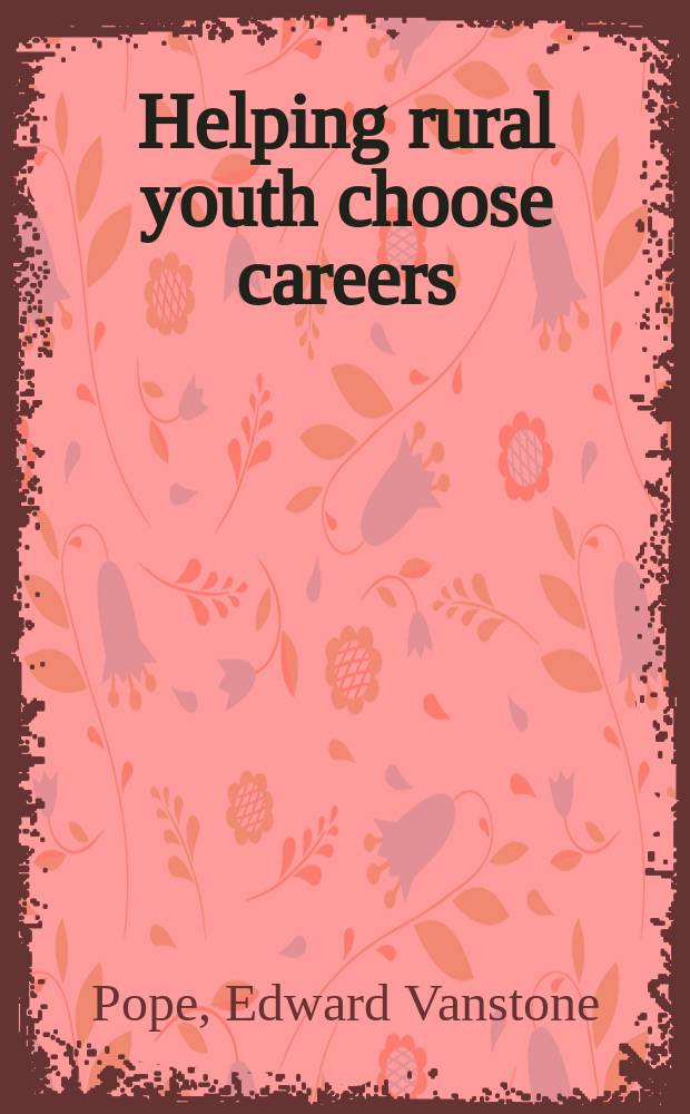 Helping rural youth choose careers