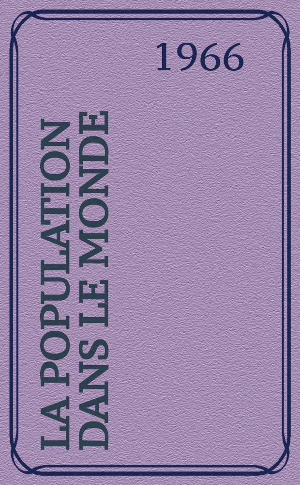 La Population dans le monde
