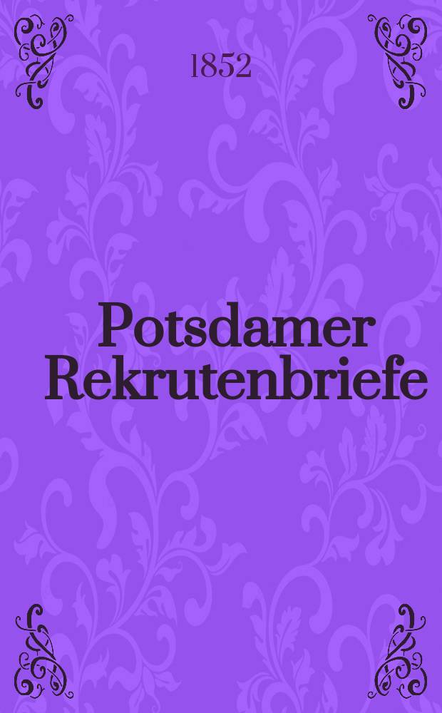 Potsdamer Rekrutenbriefe
