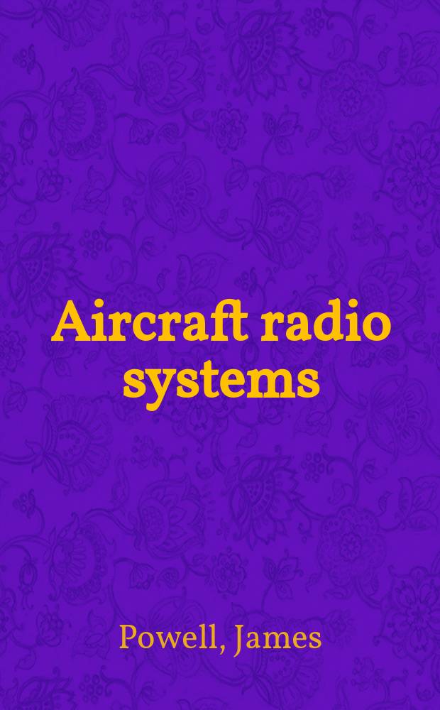 Aircraft radio systems