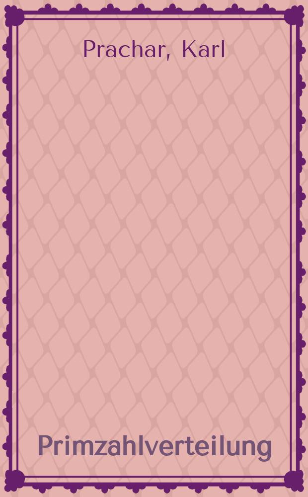 Primzahlverteilung
