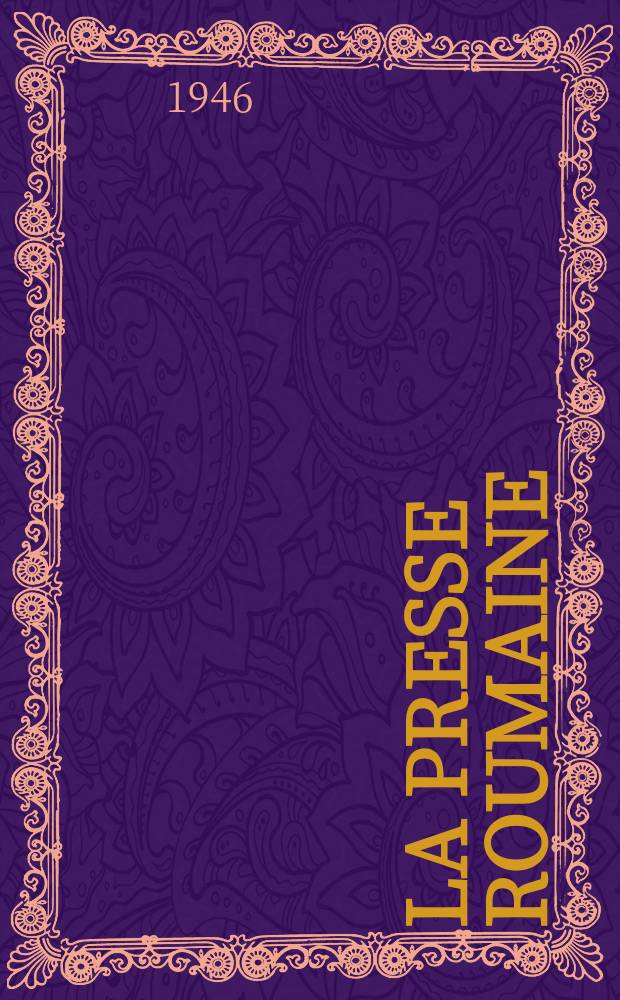 La Presse roumaine