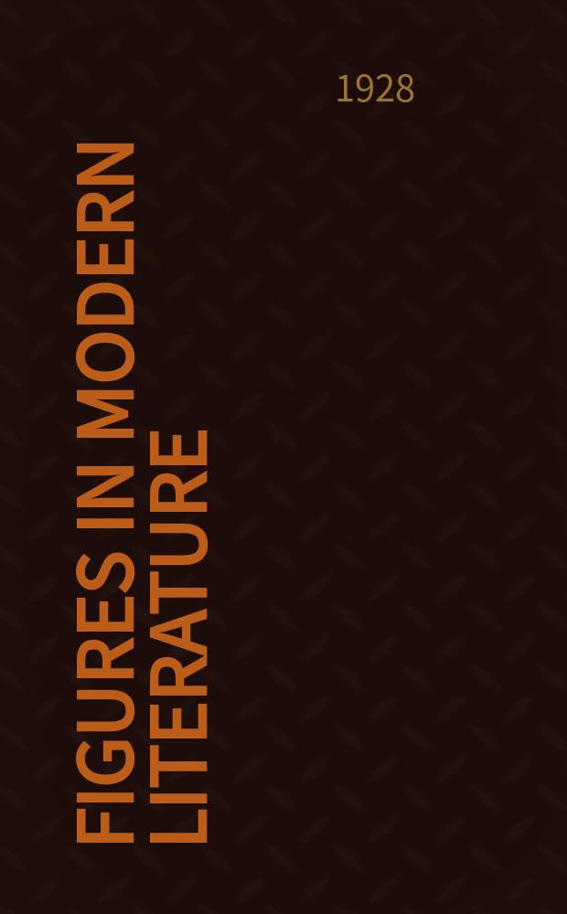 Figures in modern literature