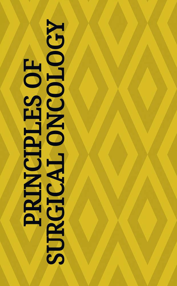 Principles of surgical oncology