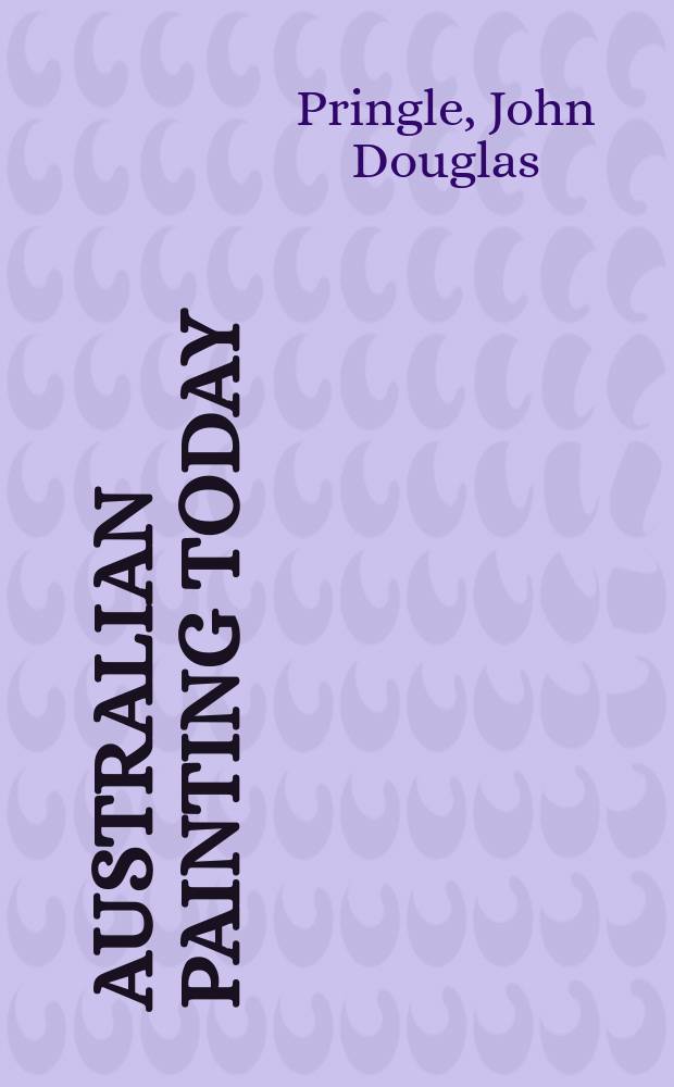 Australian painting today