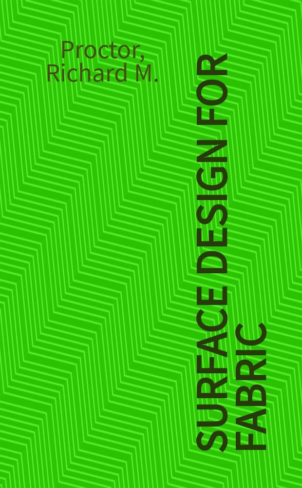 Surface design for fabric
