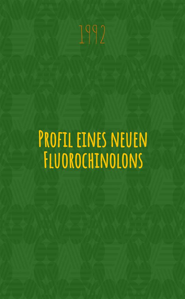 Profil eines neuen Fluorochinolons : Im Blickpunkt : Temafloxacin