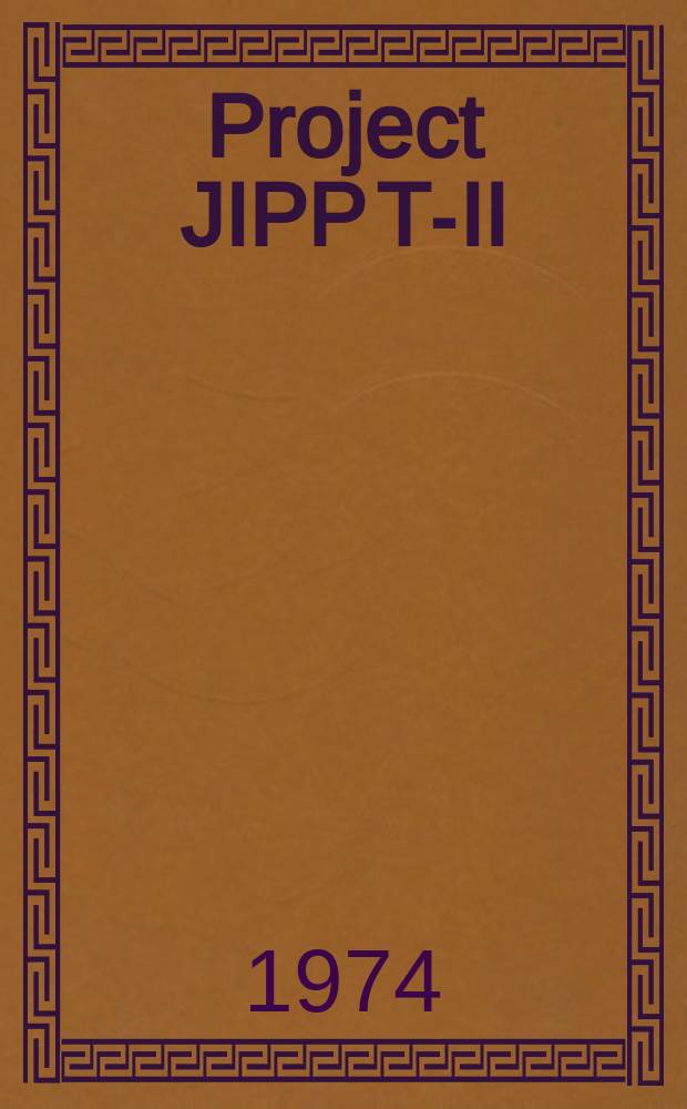 Project JIPP T-II