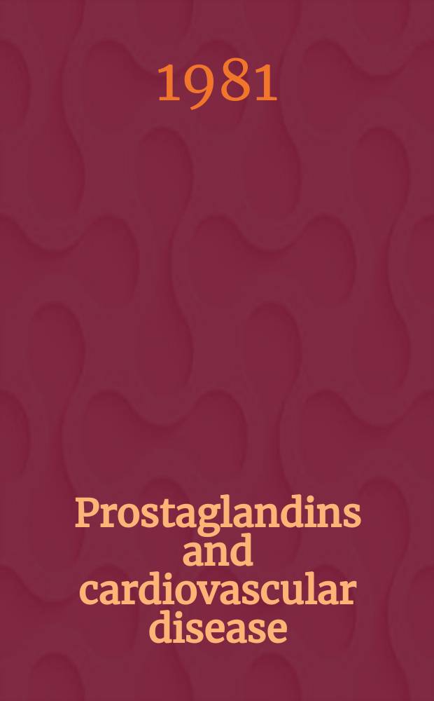 Prostaglandins and cardiovascular disease
