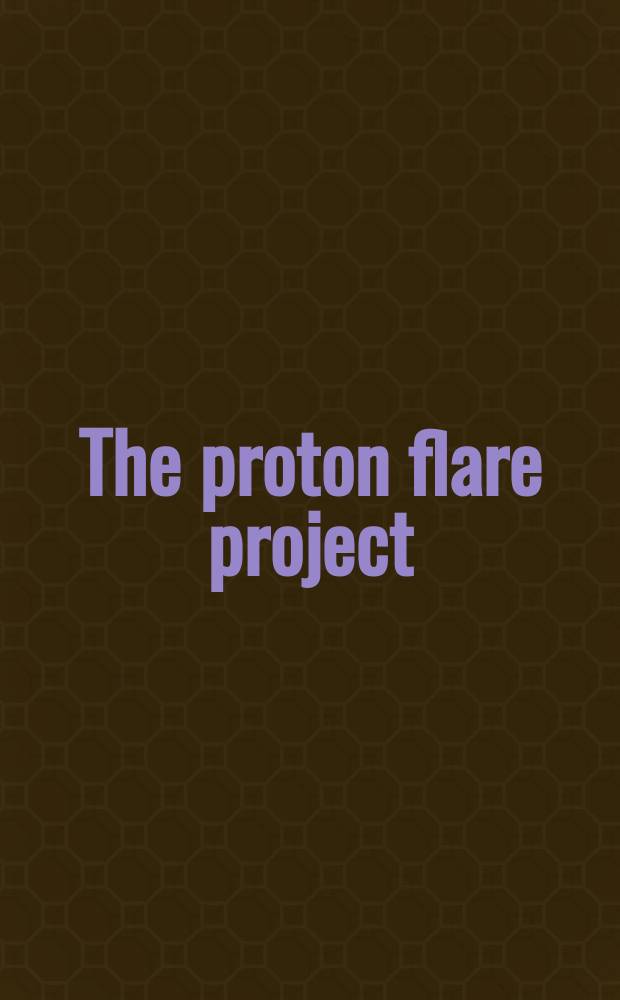 The proton flare project (the July 1966 event)