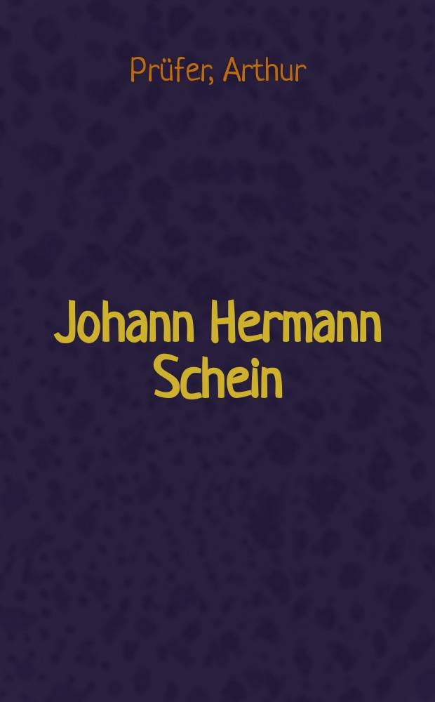 Johann Hermann Schein
