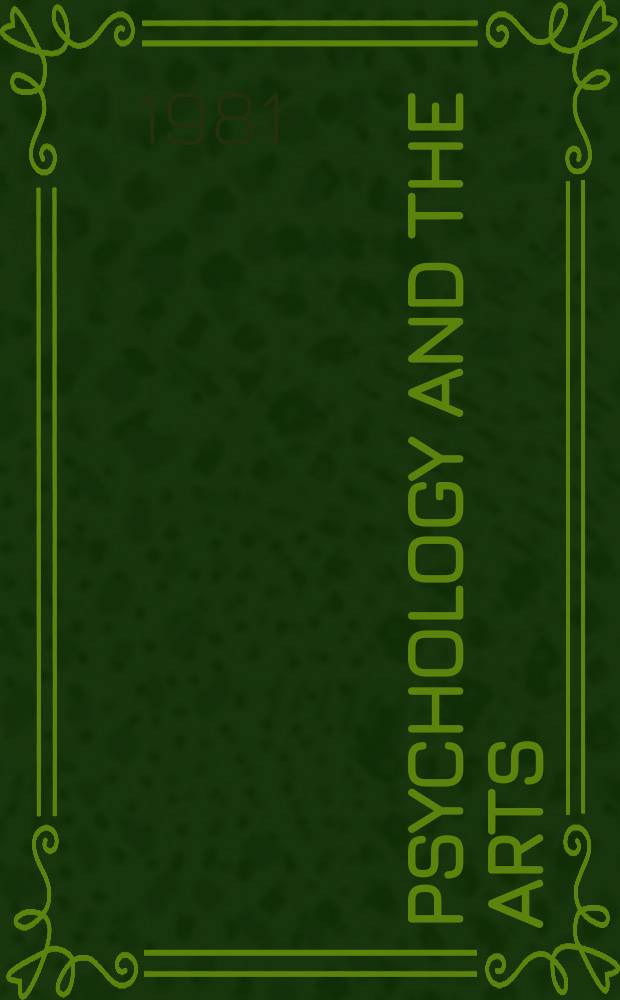 Psychology and the arts