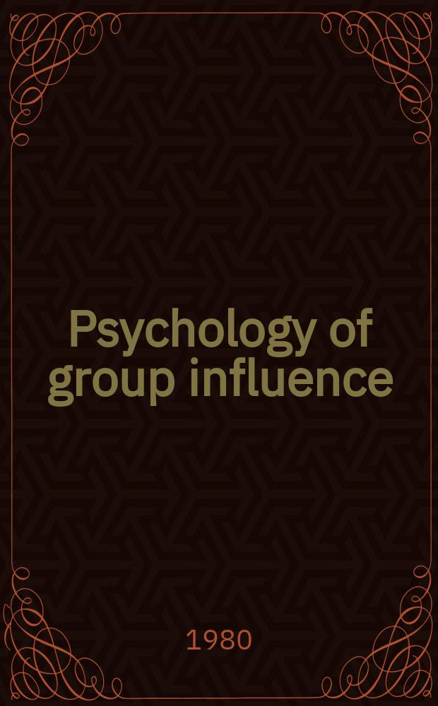 Psychology of group influence