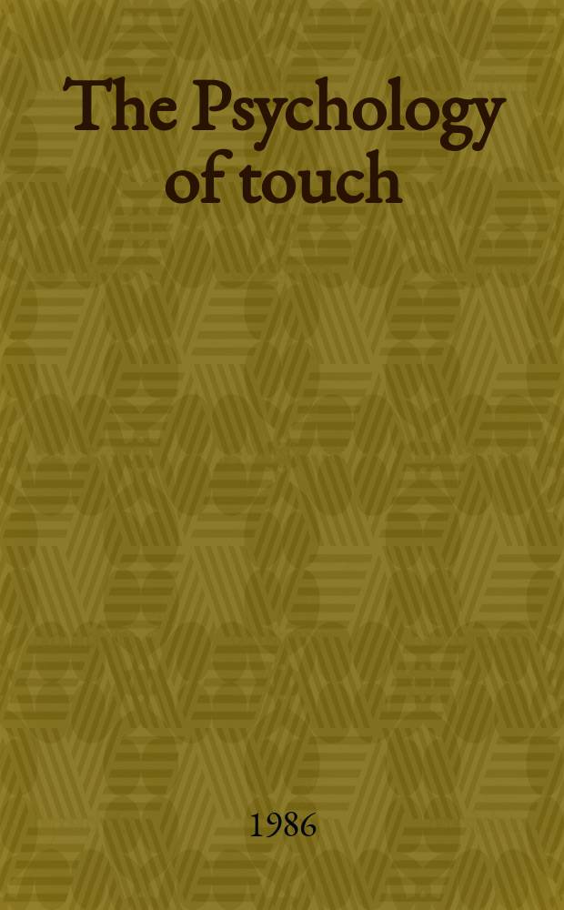 The Psychology of touch