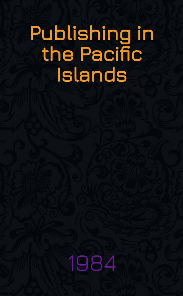 Publishing in the Pacific Islands : A symposium